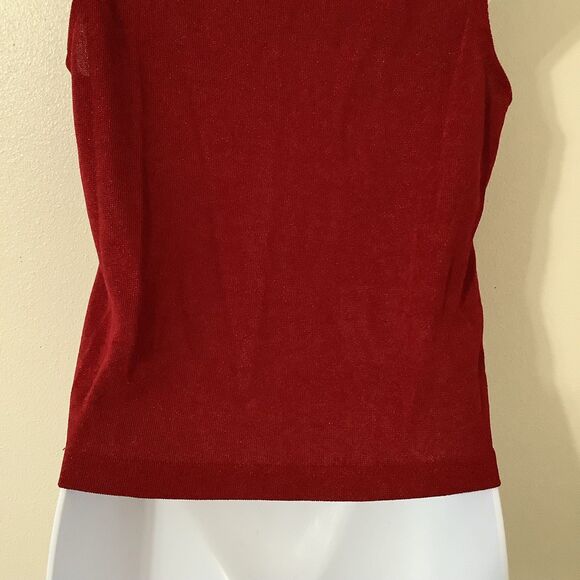 Vintage Y2K Party Rave Sparkly Knit Club Party Going Out Sleeveless Top S Fall - Picture 6 of 7